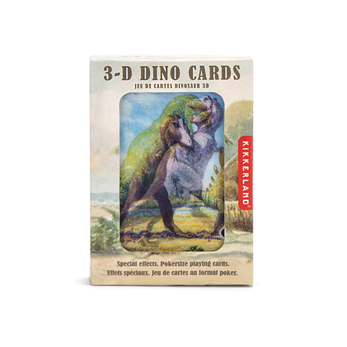 키커랜드 플레잉카드 - 3D 공룡 (GG129)